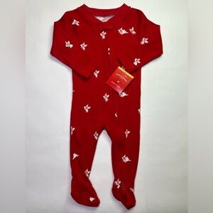 Target Bullseye Wondershop Baby Sleep N’ Play Microfleece Onesie - Size 3-6MO